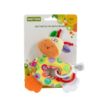 Дитяче брязкальце з прорізувачем "Жираф" 8515_жовтий_жирафик