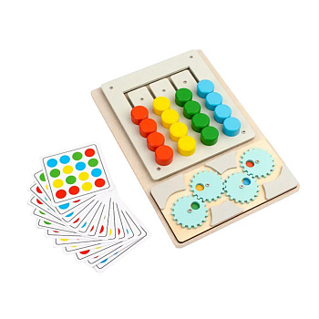 Дитяча розвиваюча іграшка-головоломка MD 0836-1 дерево, 26х18 см