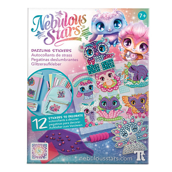 Набір для створення стікерів Космічні вихованці Nebulous Stars 11023 з алмазною мозаїкою