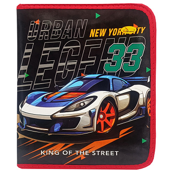 Папка для зошитів на блискавці "King of the street 33" АП-1001-2