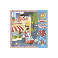 Дитячий пазл "Транспорт" LT09, 20 елементів