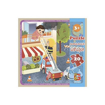 Дитячий пазл "Транспорт" LT09, 20 елементів