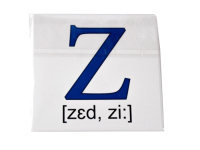 Розвиваючі картки "Англійський алфавіт" (110х110 мм) 101 693  англ. мовою