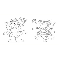 Розмальовка дитяча "Маскарад" 1806007, 12 сторінок