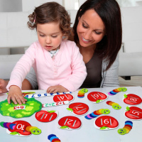 Розвиваюча гра для дітей "Фруктова математика" ME5032-15, 2в1 фетрові деталі