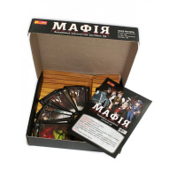 Настільна гра "Мафія" 12120095, 20 карток з персонажами