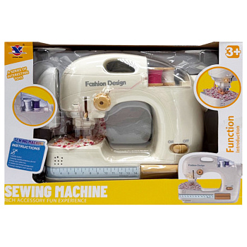 Дитяча побутова техніка "Швейная машинка" XS-25055(White) світлові та звукові ефекти