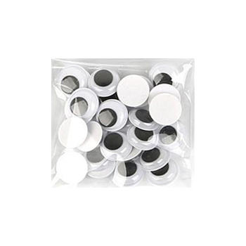 Творчій набір для аплікацій "Очі" ЕД-523, 20 мм, 10 грам, 37 штук