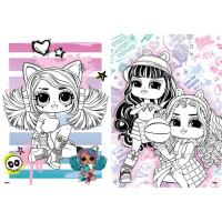 Дитяча книжка-розмальовка "Skate Dance Tweens" LCB13 зі стікерами