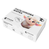 Дитячий набір пальчикових фарб 7C40601, 6 кольорів