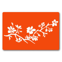 Трафарет для біо-тату Квіти fx094-24*34см, розмір 24х34 см