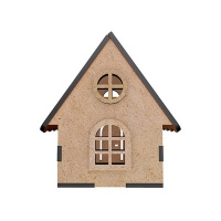 Заготовка для декорування "Будиночок 12" FDPO-403 з LED свічкою в комплекті