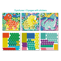 Дитячий набір для творчості мозаїка "Динозаври" 300898 зі стікерами