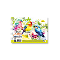 Скетчбук акварельний "Пташки" А5 АП-0204-3, 20 аркушів