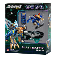 Ігровий набір SCREECHERS WILD! S5 L2 – ГРІФІН (запускач-бластер, машинка-трансформер L2)
