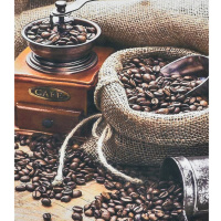 Алмазна мозаїка "Тепло кави" HEG87060, 30х40 см