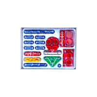 Електронний конструктор "Перші кроки в електроніці" D70710 набір В, 15 схем, звук та світло