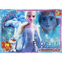 Дитячий пазл "Frouzen Крижане Серце" FR028 постер 70 елементів