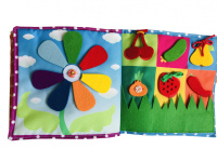 Текстильна розвиваюча книга для малят "Сонечко" 403686