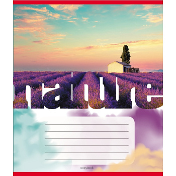 Зошит загальний "Природа" 060-610048K-5 в клітинку, 60 аркушів