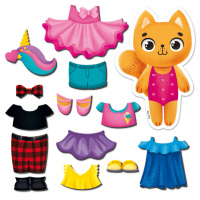 Магнітна гра Одевашка "Кішечка" Vladi Toys VT3204-34 Укр