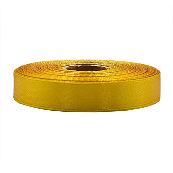 Атласна стрічка для рукоділля АБ-607, 1,2см x 23 м, Золотий
