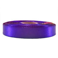 Атласна стрічка для рукоділля АБ-612, 1,2см x 23 м, Фіолетовий