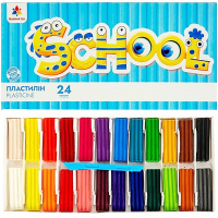 Набір для ліплення пластилін "School" 200319G  24 кольори