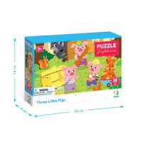 Дитячий пазл "Троє поросят" 300695, 30 елементів