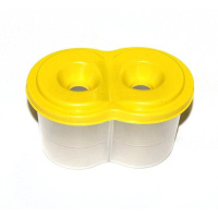 Склянка-непроливайка "КіП" №2 NSP2 пластик, подвійна