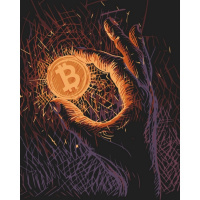 Картина за номерами "Біткоін" 16513-AC 40х50 см                                                                