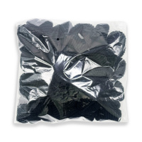 Набір резинок для волосся 0307-1134 чорний, 50 штук в упаковці