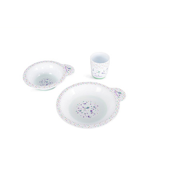 Дитяча набір для годування 6093 (тарілка, миска, чашка)