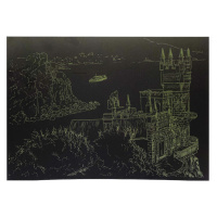 Гравюра А4 "Замок" ГрА4-15з економ варіант в пакеті 29,7х21 см