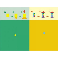 Навчальна книга "Навчалочка: Збери картинку з наклейок. Рівень 3" АРТ 19603U укр