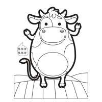 Дитяча книжка-розмальовка "Хто сказав кукуріку?" Книжковий Хмарочос 404027, 8 сторінок