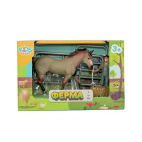 Дитячий іграшковий набір "Ферма" Q9899-X3_4 кінь з парканом