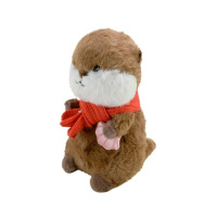 Дитяча м'яка іграшка "Видреня" C8502 з мушлею, розмір 28 см