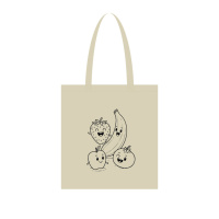 Екосумка для покупок "Фрукти" Сумка-шоппер 190CCT-6, 38 x 42 см (190г/м2)