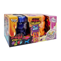 В'язка маса "2 в 1 "Mega Stretch Slime" та "Fluffy Slime" FLS-03-01U укр