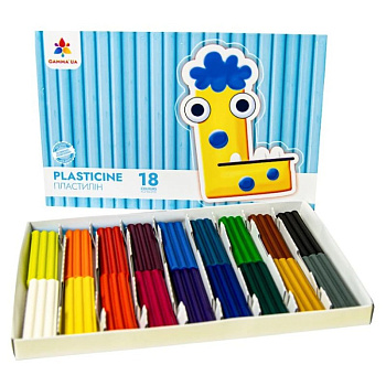 Дитячий набір пластиліну 200318, 18 кольорів
