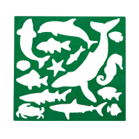 Трафарет дитячий "Морські мешканці" AS-0255, К-9067м