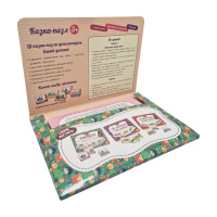 Дитяча Казка-пазл "Колобок. Лисиця та заєць" 826004 картон, 5 сторінок