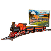 Дерев'яний 3D конструктор "Потяг" Puz-00924, 231 деталь                 