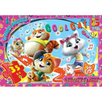 Дитячий пазл "44 кошеняти" YT50 постер 35 елементів