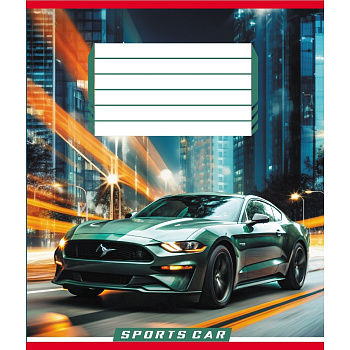 Зошит учнівський "На швидкості світла" 036-570250K-4 в клітинку, 36 аркушів