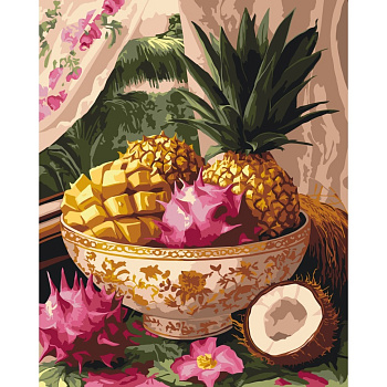 Картина за номерами "Тропічні дари" 12058-AC 40х50 см