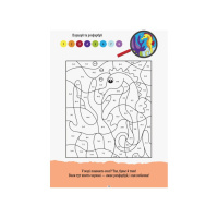 Розвиваючий зошит ДжоIQ "Математична забарвлення" 939011 візьми з собою в дорогу