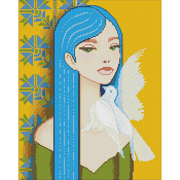 УЦІНКА! Алмазна мозаїка "Вісточка від коханого" AMO7537-UC 40х50 см