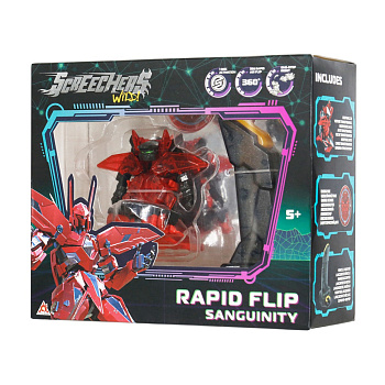 Ігровий набір "S5 L0.5 Сенгвініті" Screechers Wild! EU686101B запускач, машинка-трансформер